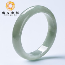 Oriental Jinyu natural jade bracelet womens waxy light green jade bracelet Myanmar A goods jade bracelet