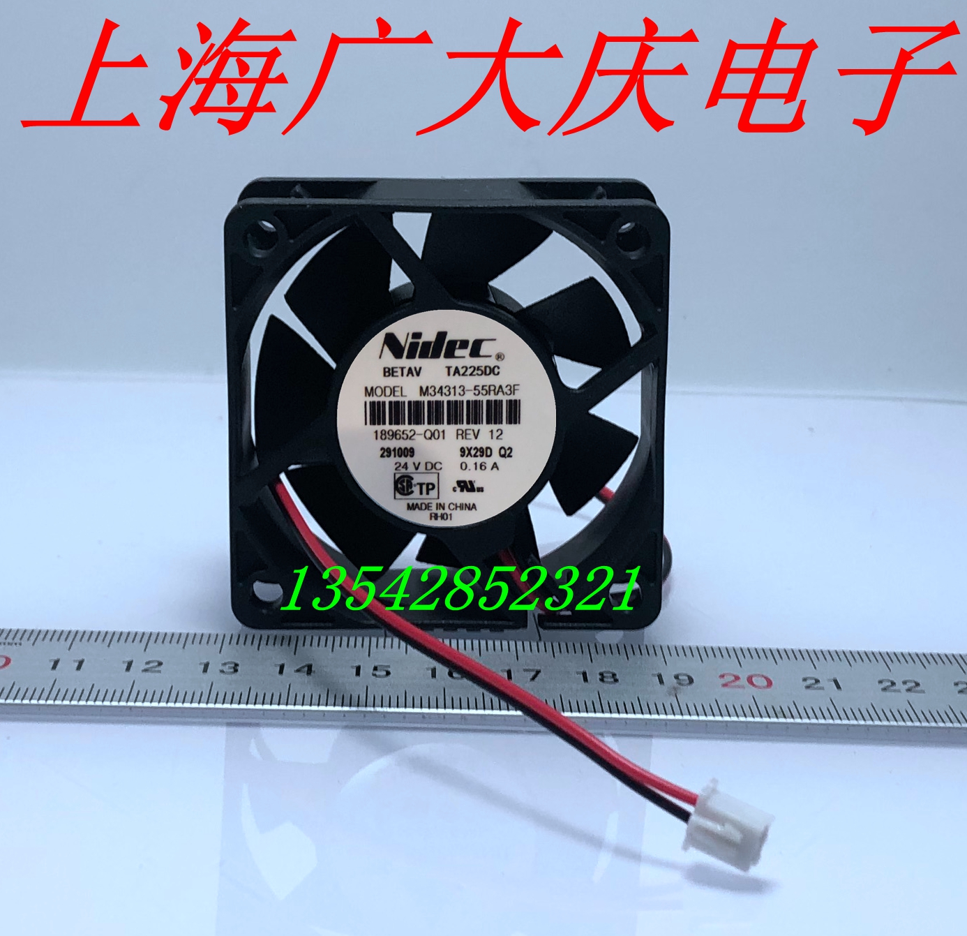 NIDEC TA225DC M34313-55RA1F 2F 3F 9F 11F 24V 6cm6025 Cooling Fan