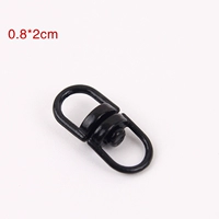 Пистолет черный 8 -символьный кольцо сингл [B192