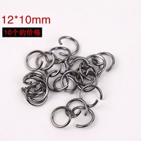 10 пистолетов, черные открытые 𫔭10 колец для рта【B189