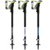 Trailblazer sợi carbon trekking cực carbon siêu nhẹ telescopic mía ba phần mía bên trong và bên ngoài khóa đi bộ đường dài thiết bị ngoài trời gậy chống lưng Gậy / gậy
