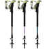 Trailblazer sợi carbon trekking cực carbon siêu nhẹ telescopic mía ba phần mía bên trong và bên ngoài khóa đi bộ đường dài thiết bị ngoài trời gậy cho người mù Gậy / gậy