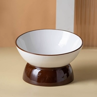 [Чай коричневый] Гай -керамическая миска (наклонная чаша) Неизвестный анти -перегруженный отказ от черного подбородка