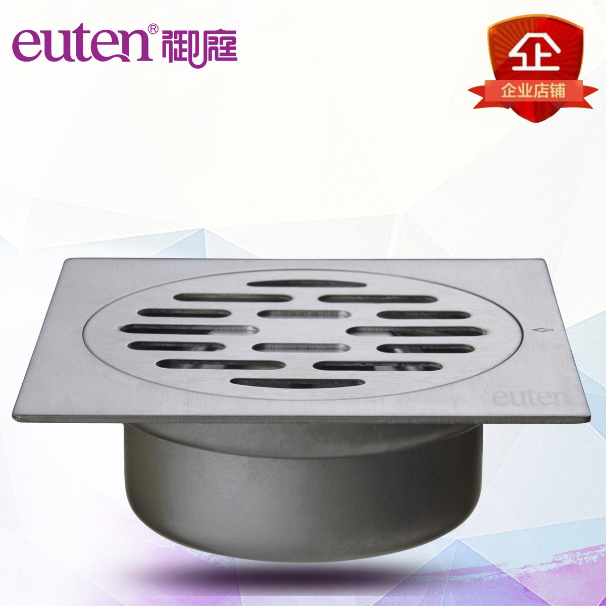 Stainless steel 304 thickened 150mm deodorant large flow floor drain anti-clogging balcony 120mm The roof floor drain 110 works