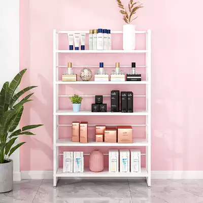 Cosmetics display cabinet floor beauty salon skin care products makeup nail art shelf Beauty shop product display shelf