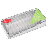 Ультратонкие короткие прозрачные накладные ногти для маникюра, не оставляет следов