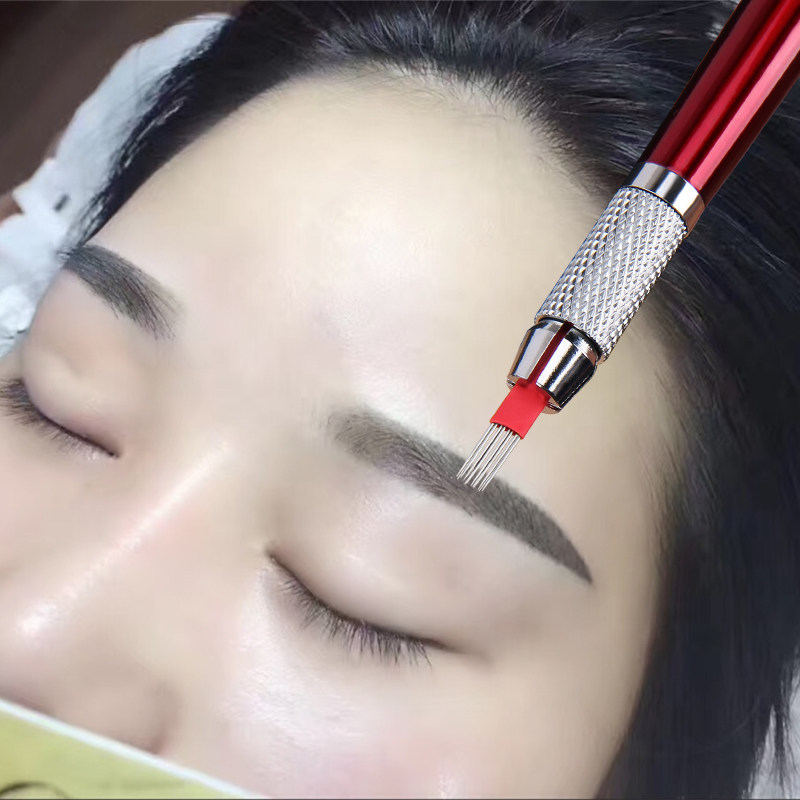 Wonder 4-Man Hand Whipped Mist-Smoky Eyebrow Brow Brow Eyebrow Brow half permanent textured brow embroidered needle sheet Supplies tool