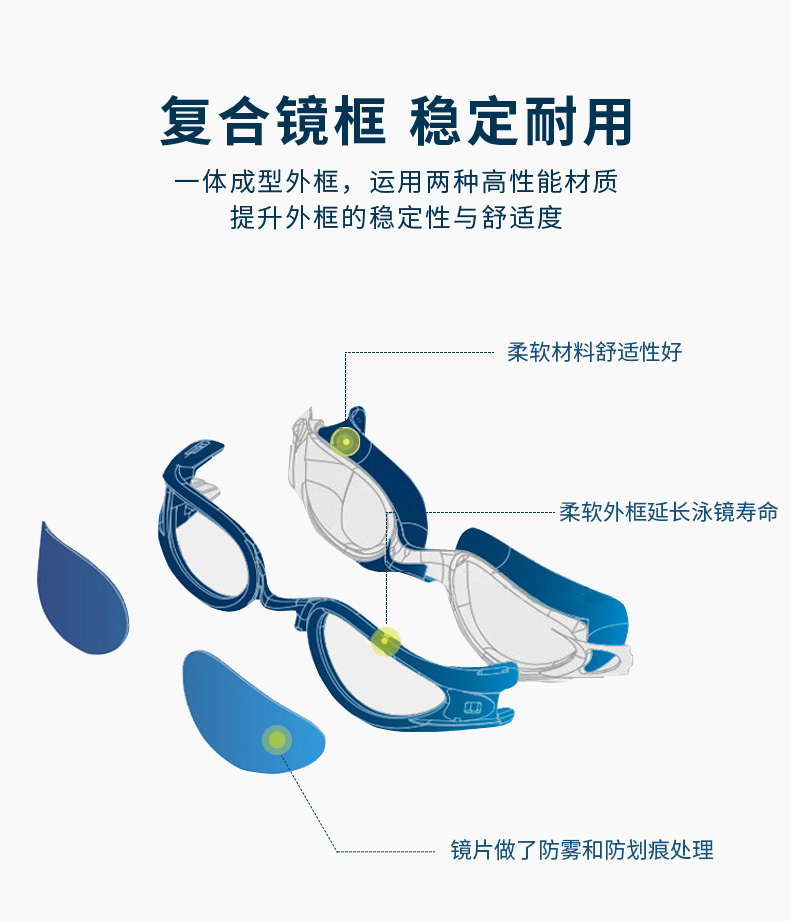 Kính bơi Aquasphere nữ kính chống sương mù nam phân cực mạ HD hộp lớn kính râm chuyên nghiệp - Goggles kính bơi tráng gương