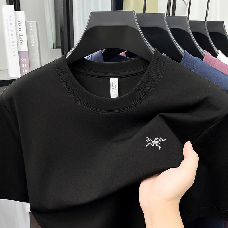 Outlet Discount Original Embroidered Bird Summer Short-Sleeve T-Shirt for Men, Round Neck, Quick-Dry Breathable Base Shirt for Young and Middle-Aged Men, Trendy Outlet Discount Original Embroidered Bird Summer Short-Sleeve T-Shirt for Men, Round Neck, Quick-Dry Breathable Base Shirt for Young and Middle-Aged Men, Trendy