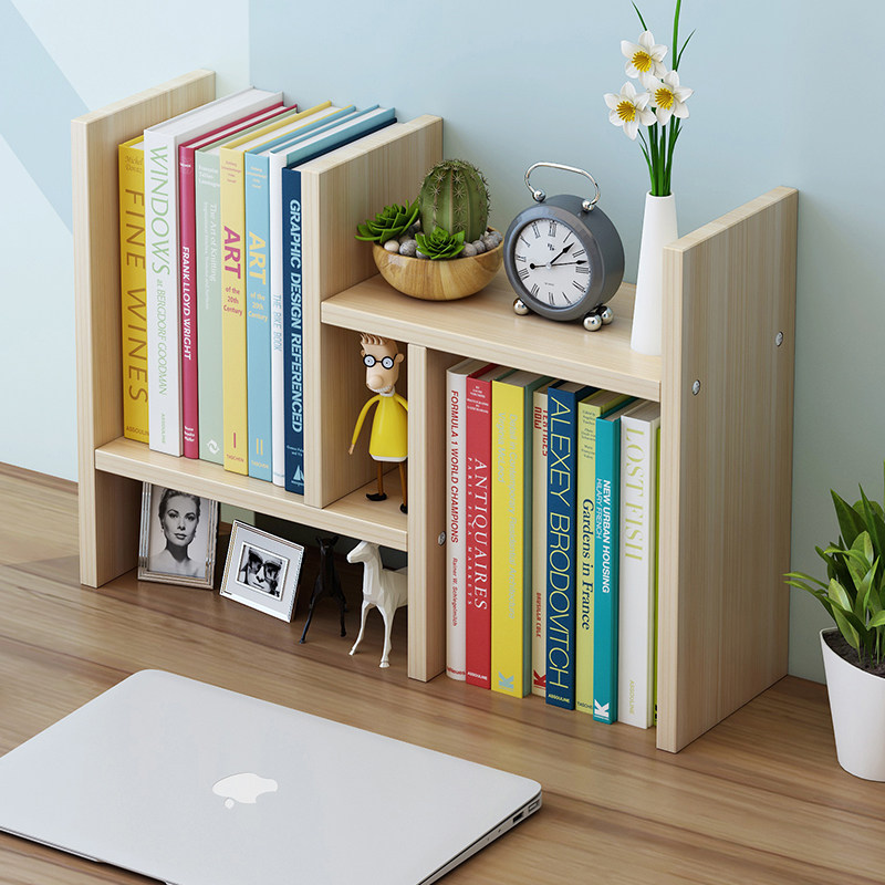 Desk storage shelf reading bookshelf student dormitory rack children student bookcase simple office finishing rack