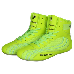 High-Top Boxing Shoes for Men, Women, and Children, Suitable for Sanda, Martial Arts, Mixed Martial Arts Training, Wrestling, Fitness, Weightlifting, Mid-Top Shoes for Adults