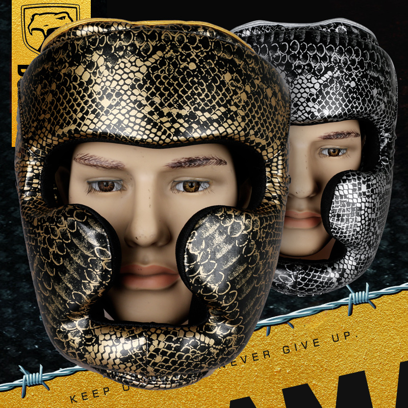 Competitive Boxing Helmet Head Protector Children Taekwondo Sanda Muay Thai Adult Male Fighting Training Thickened Hood