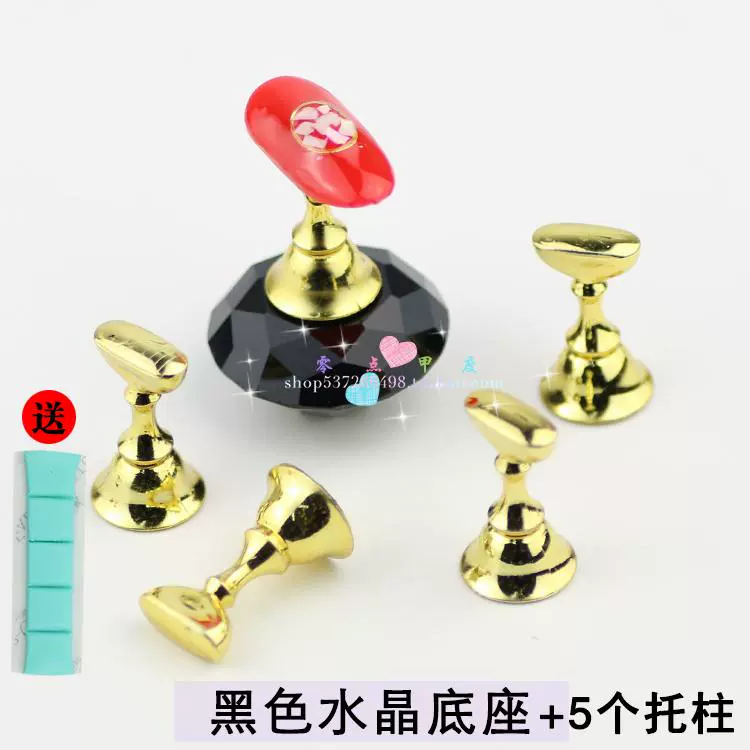 Nhật Bản với cùng một đoạn cơ sở cao cấp pha lê móng tay thực hành một mảnh đá quý pha lê mạnh mẽ tập thể dục khung móng tay dụng cụ - Công cụ Nail máy mài móng tay