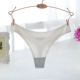 Dàn Hàn Quốc female models thong quần lót quần sexy ren một mảnh dây lụa băng mỏng nóng Ding - G-string