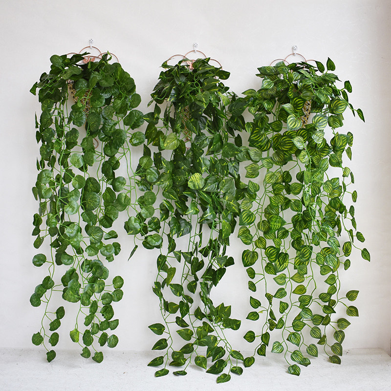 Simulation Plant Wall Decoration Home Living Room Wall Decoration Sofa TV Background Wall Balcony Furnishing Wall Pendant