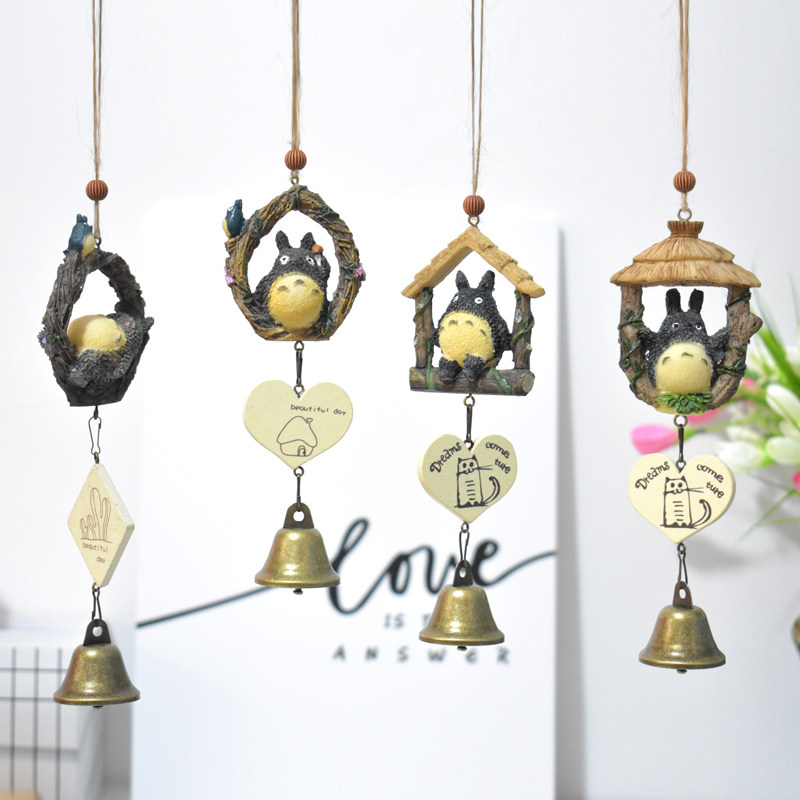 Japanese-style wind chime hanging bedroom Yangyang living room door decorated copper bell shop decoration small fresh Sen bell pendant