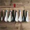 Japanese small soup spoon Spoon spoon Ceramic spoon spoon Household spoon Dining spoon Japanese rice spoon and Japanese rice spoon