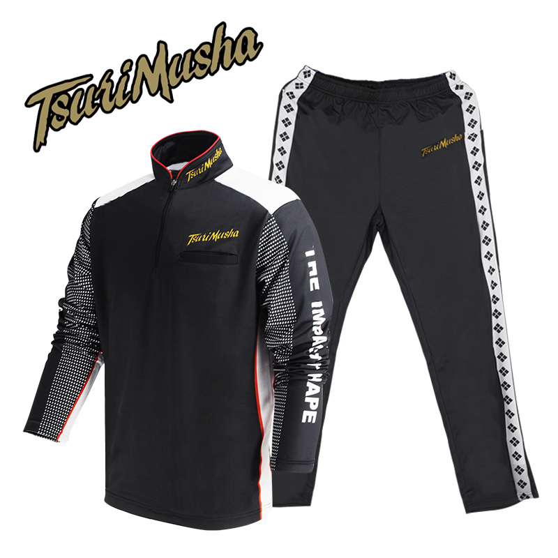 New Summer Japanese fishing warriors fishing sunscreen Men's sleeves Sweat Sweat Speed Dry Road Subsuit Outdoor Cog Fishing Suit