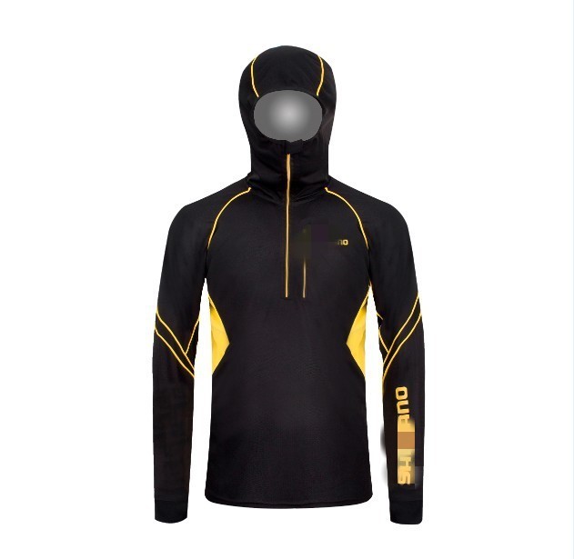 17 Summer New Long Sleeve Sunscreen Fishing Breathable Semi - zip Fashion Outdoor Fishing Clothing Fishing Clothing