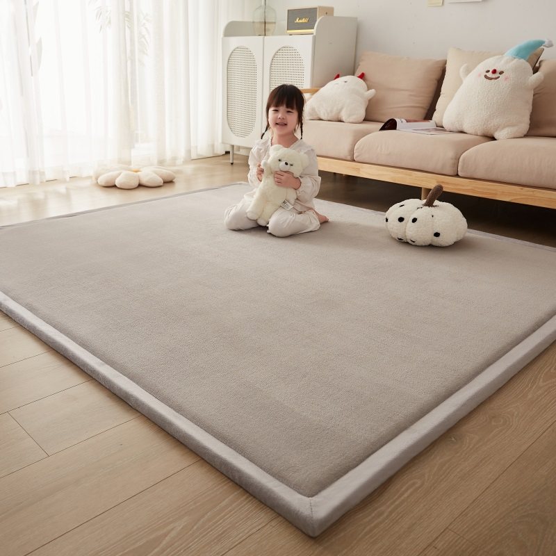 Winter Living Room Thickened Carpet Bedroom Ground Mat Children Play Crawling Mats Sleeping and Sleeping On the Autumn Winter Bedside Carpet-Taobao