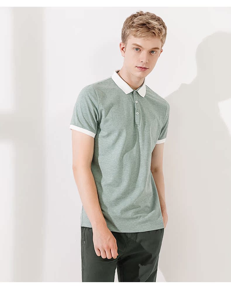 Áo sơ mi nam mùa hè 2018 mới của nam áo polo đẹp