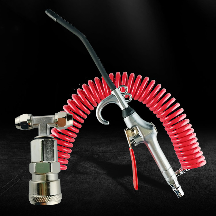 Freight truck aluminum alloy blowing gun blowing gun high pressure dust removal gun blowing air to grab air pipe cab three vents