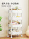 小推车置物架厨房落地卧室多层婴儿零食移动浴室卫生间收纳储物架