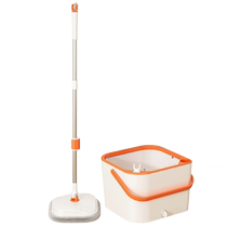 Rotary mop 2023 new style hand-washable lazy home mop single bucket automatic mop bucket artifact