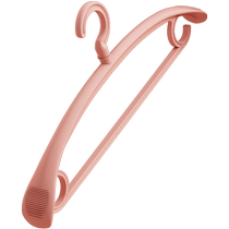 Clothes hanger for household clothes hanging anti-shoulder angle slipping unable to wrap clothes for drying traceless clothes hanger clothes hanger thickened and enlarged