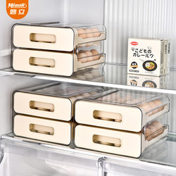 Refrigerator Egg Storage Box Fresh-Keeping Box Kitchen Storage Handy Gadget Storage Rack Egg Box Special Drawer-Type Egg Box