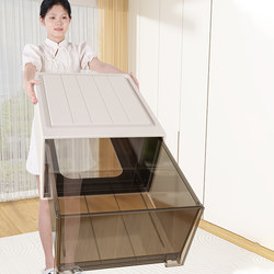 Drawer Type Storage Box Wardrobe Clothes Organizer For Home Large Capacity Storage Box Plastic Transparent Storage Box