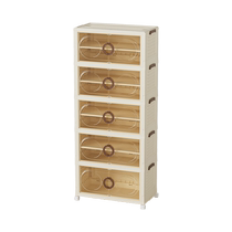 Shoe storage cabinet household foldable plastic shoe box simple shoe rack boot storage artifact multi-layer installation-free