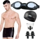 Nhanh khô quần bơi nam boxer suối nước nóng phong cách thời trang quần bơi mũ bơi kính phù hợp với thiết bị bơi lỏng lẻo của nam giới - Nam bơi đầm