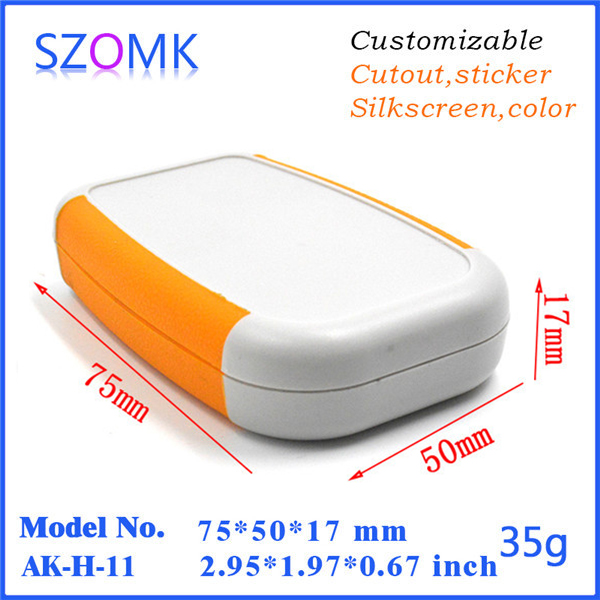 H11 Hand-held plastic shell Portable plastic electronic shell instrument plastic hand-held plastic shell 75*50*17