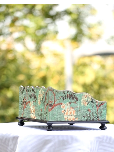 Ретро туалетный столик, универсальная деревянная настольная коробка для хранения, в американском стиле