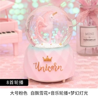 Ангел розовый единорог (самообладающая снежинка)