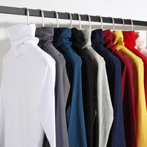 US soldiers cotton high collar base shirt female autumn and winter Joker 2021 new autumn suit pile collar inside long sleeve autumn clothes