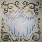 Каменная мозаичная головоломка Фоновая стена вход в домашнее крыльцо.