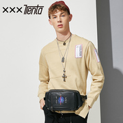 XXXTRENTA Tide Nhãn hiệu Guard 2020 mới mùa xuân và mùa thu nam dài tay Hàn Quốc phiên bản Loose Irregular stitching Lên trên