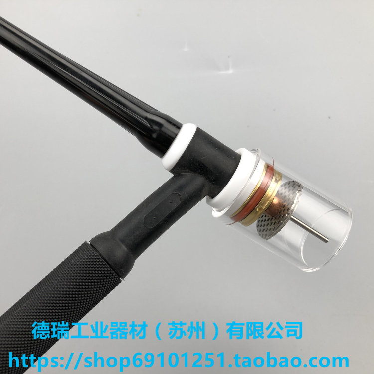 Titanium alloy welding special argon arc welding porcelain mouth GTAW large-diameter filter screen transparent welding gun mouth glass sieve import