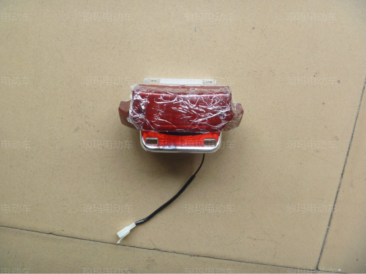 T60T90 xe đạp điện phía sau đèn hậu tấm giấy phép chỉ đạo phanh đêm cảnh báo ánh sáng pin booster phụ tùng yên xe đạp điện