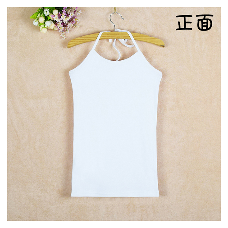 Bên trong bông tie dây mùa hè yếm trong vest nữ màu đen dây đáy áo sơ mi tay áo ngắn đoạn trắng mới áo ống