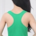 Camisole nữ mùa đông dày cotton bên trong một phần ngắn Slim bên ngoài mặc vest vest cỡ lớn mùa thu chạm đáy đi lại