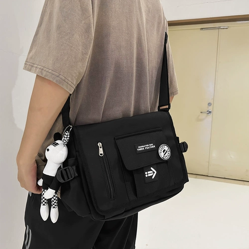 Мужская летняя вместительная и большая сумка через плечо, сумка на одно плечо для отдыха