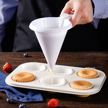 Handheld batter dispenser component funnel cream frosting chocolate separator cupcake baking tool