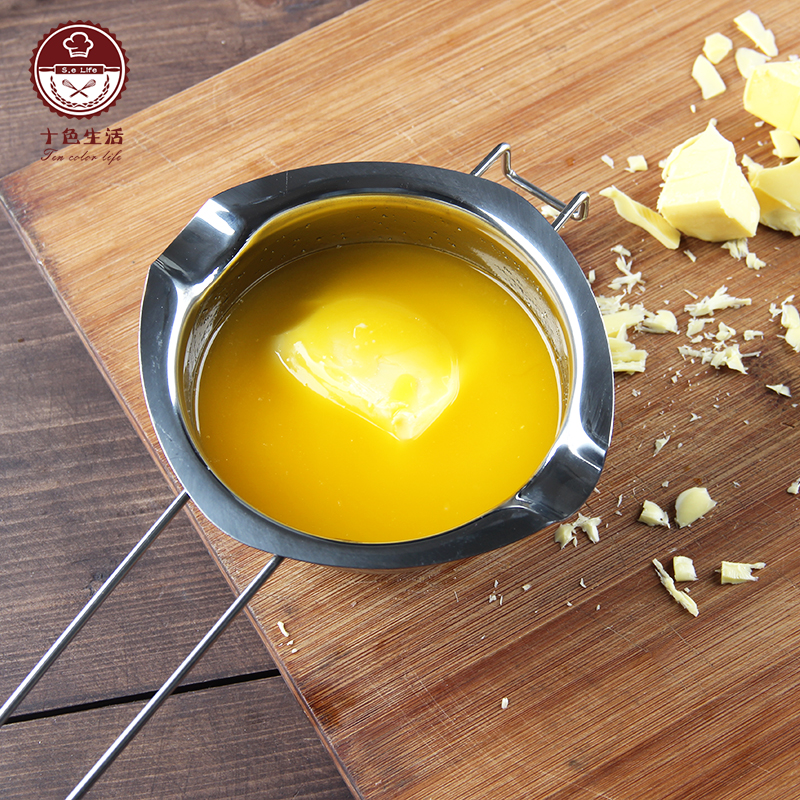 Thickened 304 stainless steel riser chocolate pan cream heating melting bowl water bath milk pan baking tool