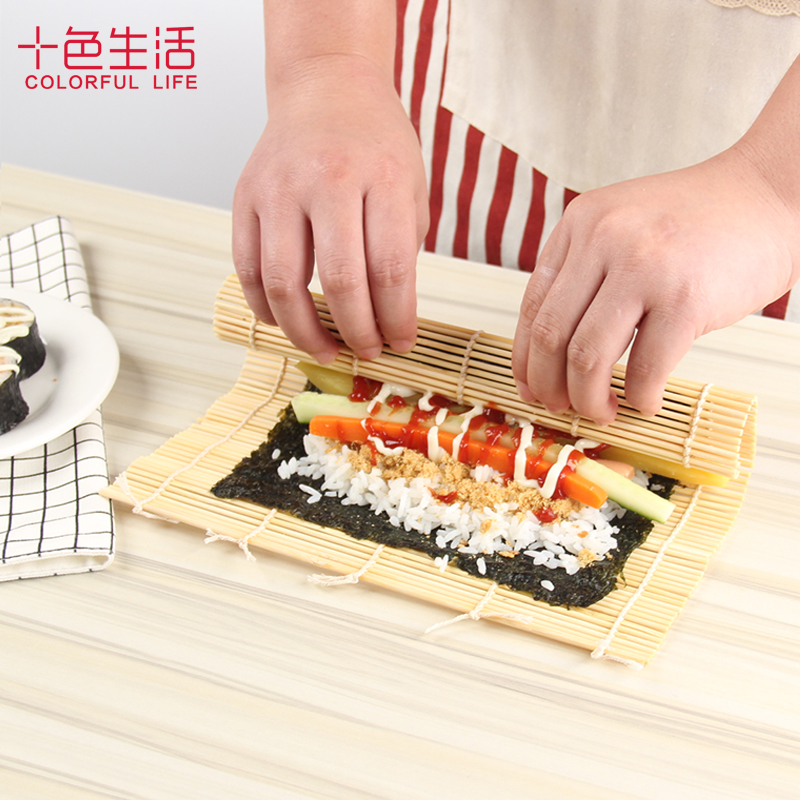 Making sushi tools sushi curtain bamboo curtain DIY seaweed rice bamboo curtain sushi roll curtain