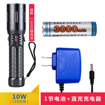 Double Child Bright Light Flashlight ST-3125 Charged Zoom 18650 Lithium Battery Super Bright Outdoor Home Far Shot 10W