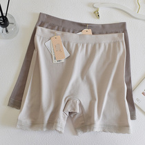 Summer thin light breathable modal seamless safety pants cotton crotch one leggings boxer leggings boxer pants boxer ladies