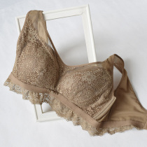 Breasted maintenance bra young lady to gather together without steel ring underwear thin Cup exquisite lace bra
